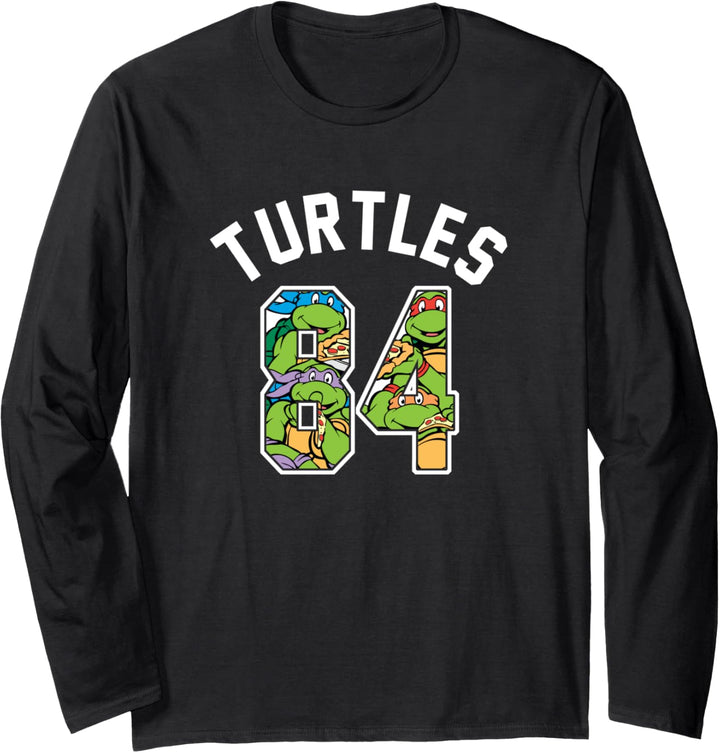 Teenage Mutant Ninja Turtles 1984 Logo Langarmshirt