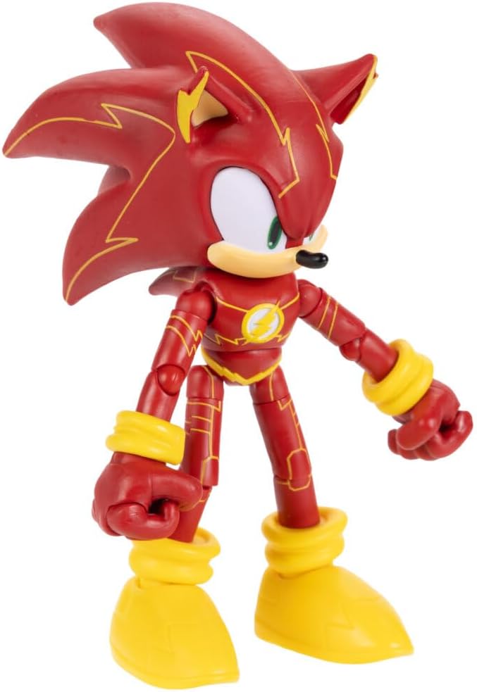 Sonic The Hedgehog DC x Sonic Sonic als The Flash – 13 cm grosse Actionfigur, offiziell lizenziert v