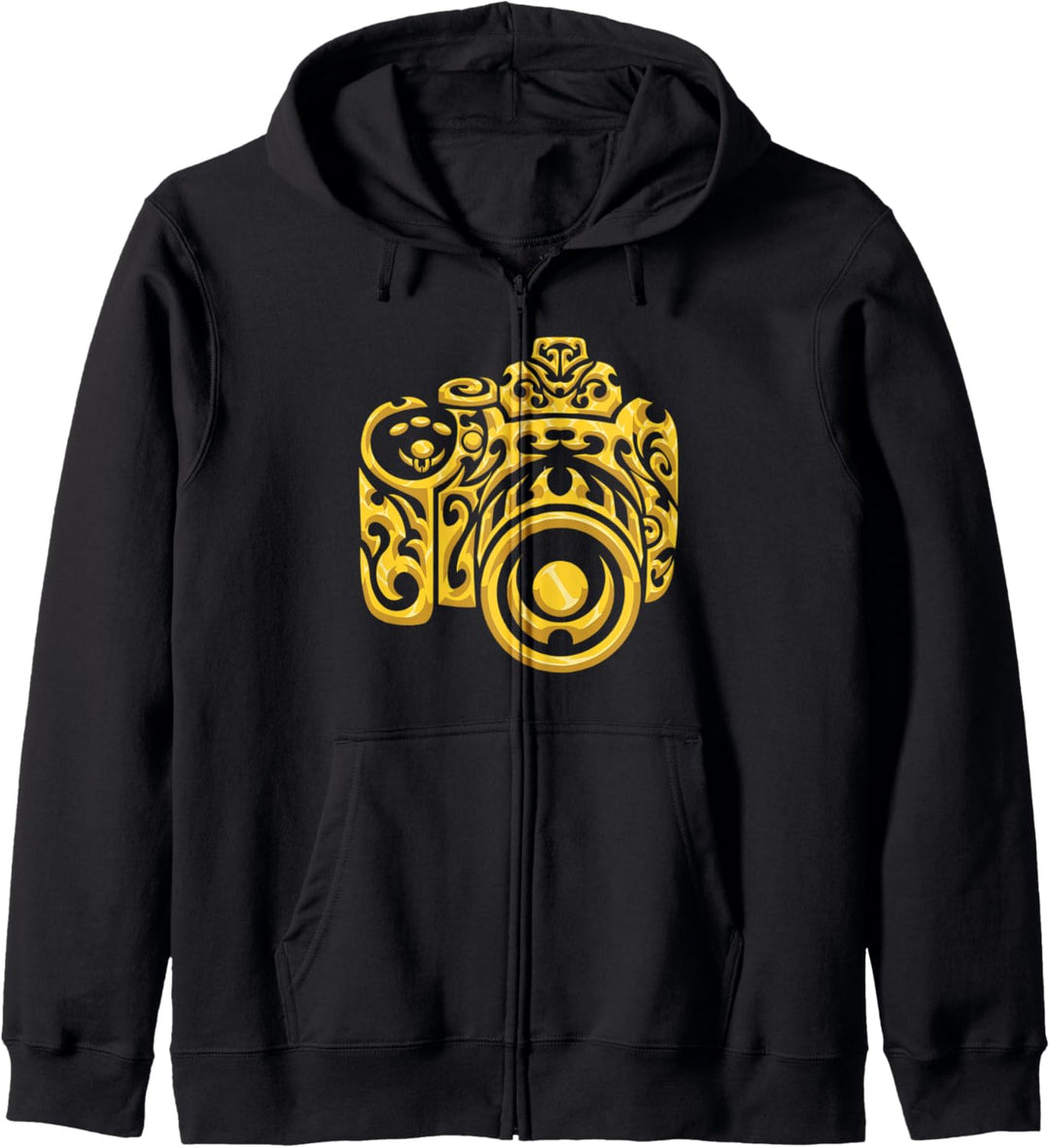 Digital Kamera mit Ornament - Fotografie Kapuzenjacke