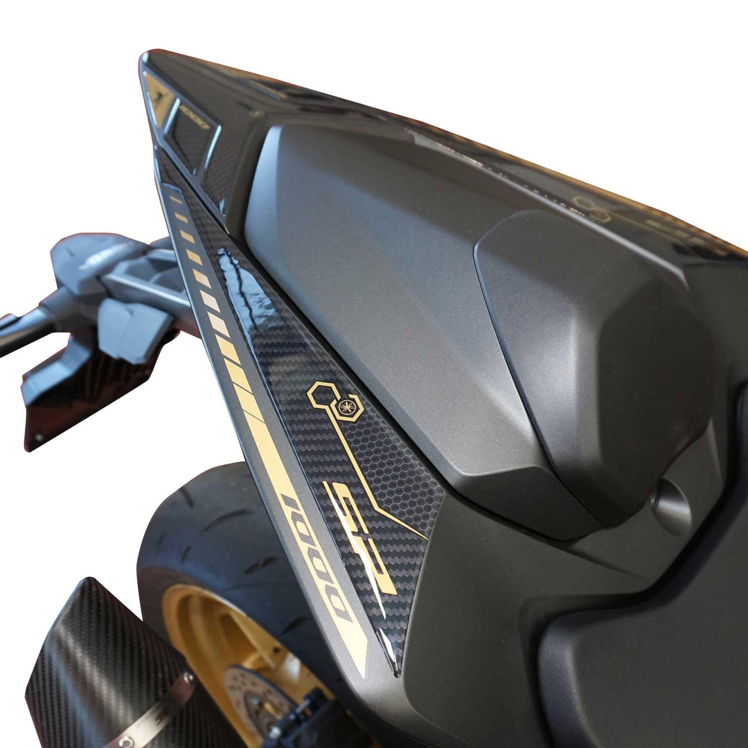 labelbike - 3D Aufkleber Motorrad Heck Schutz und Dekoration aus Harz kompatibel mit Honda Hornet 10