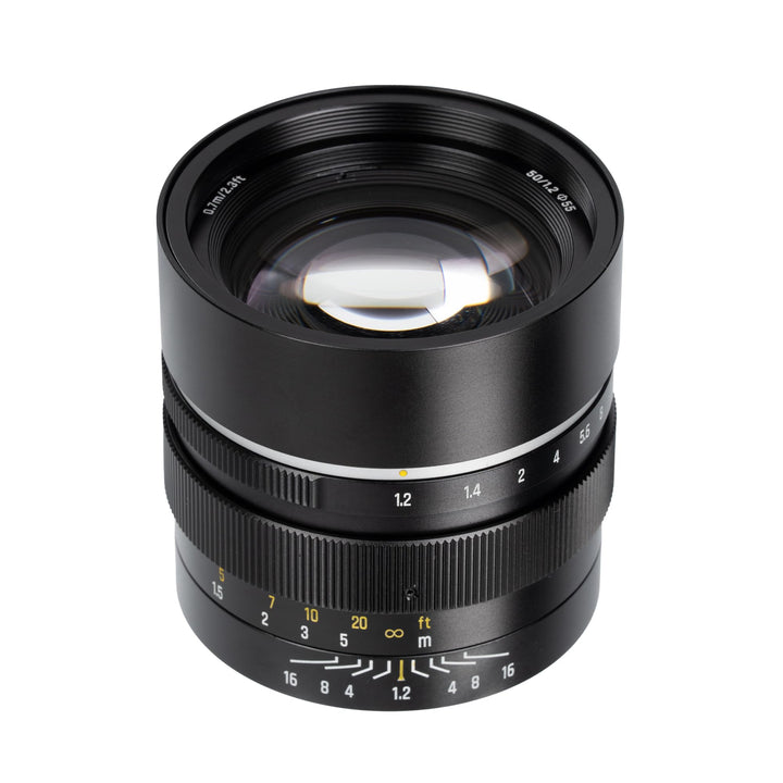 7artisans 50 mm F1.2 APS-C Kameraobjektiv mit manuellem Fokus Grosse Blende kompatibel mit Fujifilm