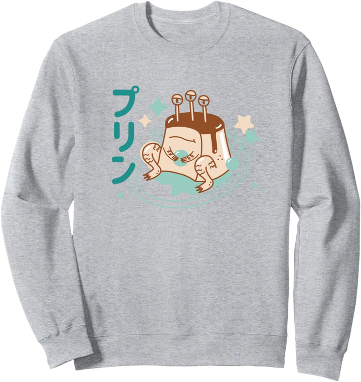 Awesome Pudding Monster Japanische Lebensmittel Süssigkeiten Essen Getränke Sweatshirt