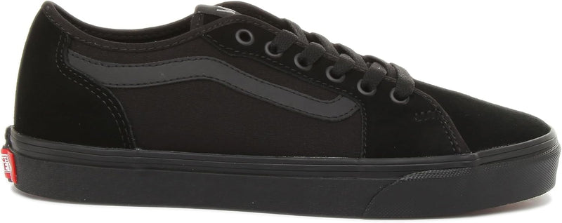 Vans Herren Mn Filmore Decon Sneaker Filmore Decon Trainers 40.5 EU Suede Canvas Black Black, Filmor