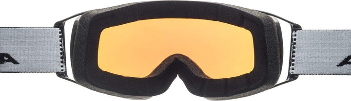 ALPINA DOUBLE JACK Q-LITE - Verspiegelte, Kontrastverstärkende OTG Skibrille Mit 100% UV-Schutz Für
