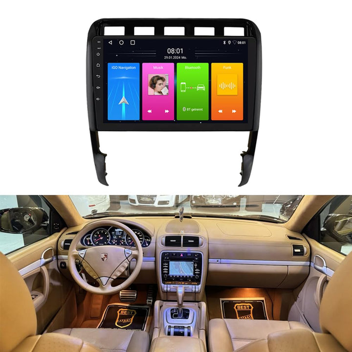 Auto Radio Autospieler GPS Navi Navigation Carplay/Android Autoradio 9 Zoll HD-Touchscreen USB Bluet