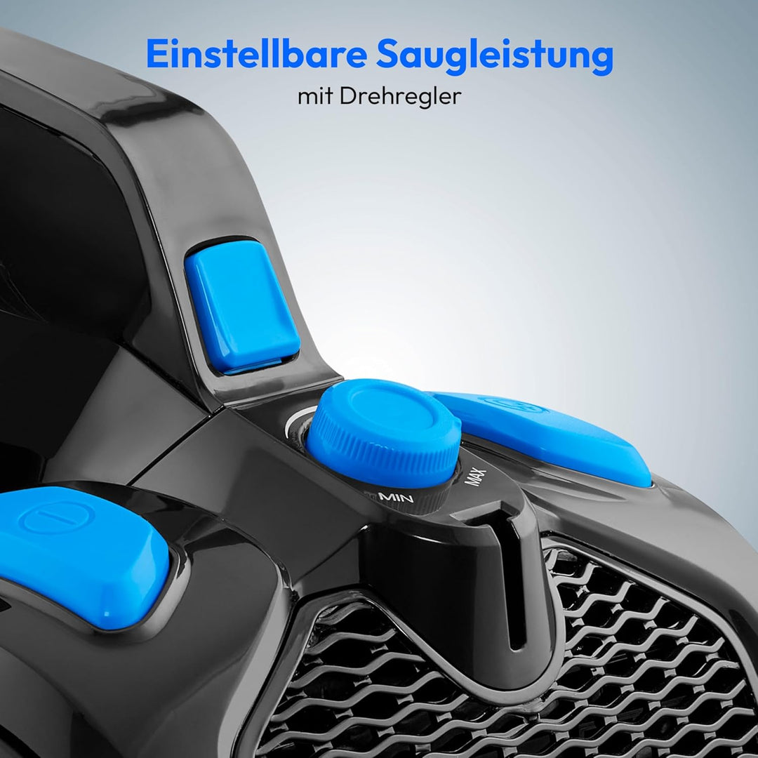 MEDION E2001 Zyklon-Staubsauger (beutellos, 800 Watt Leistung, 2 Liter Staubbehälterkapazität, 7 m A