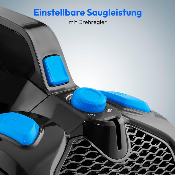 MEDION E2001 Zyklon-Staubsauger (beutellos, 800 Watt Leistung, 2 Liter Staubbehälterkapazität, 7 m A