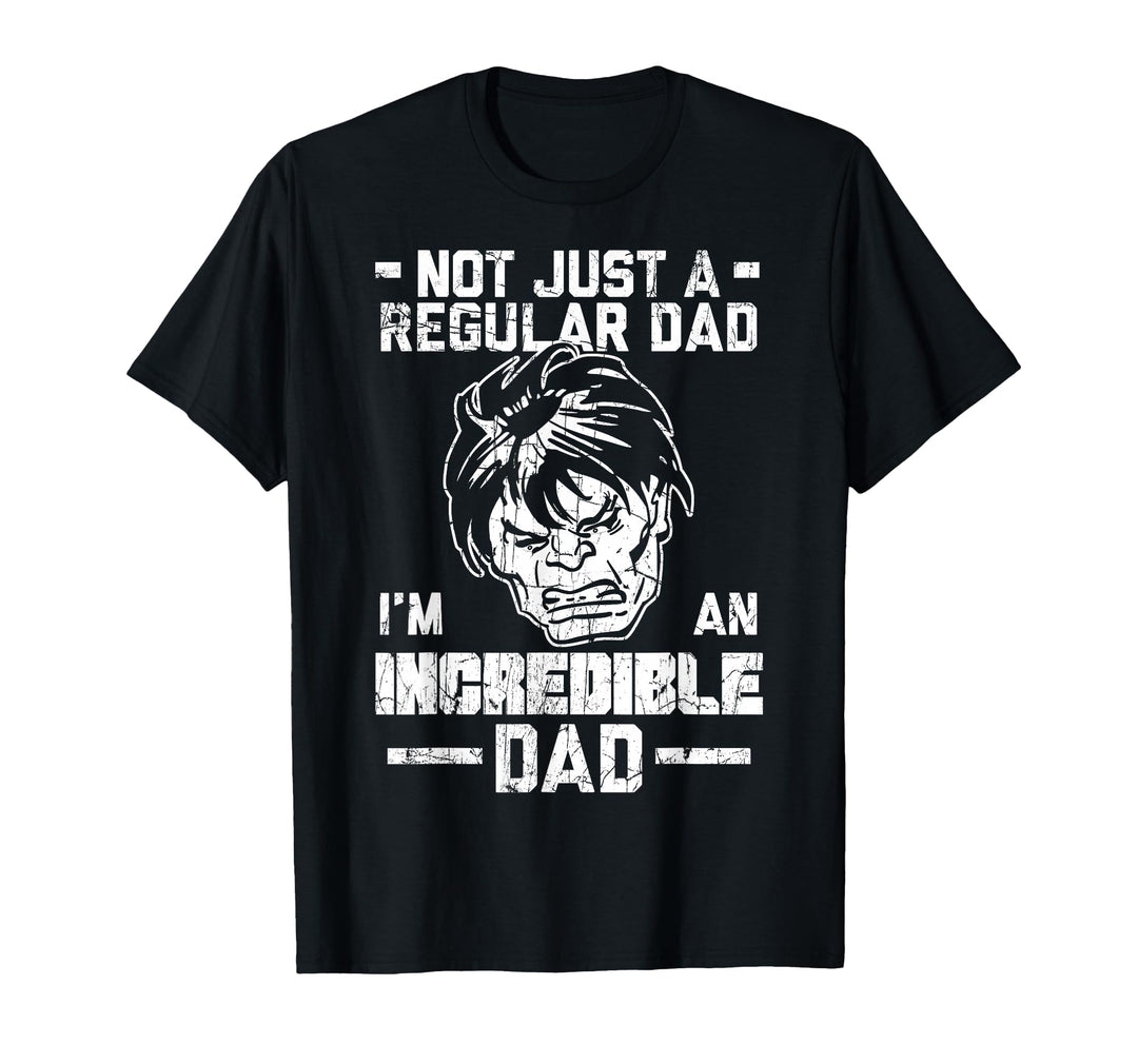 Men's Marvel Hulk Father's Day Not Regular Dad Graphic T-Shirt Small Asphalt