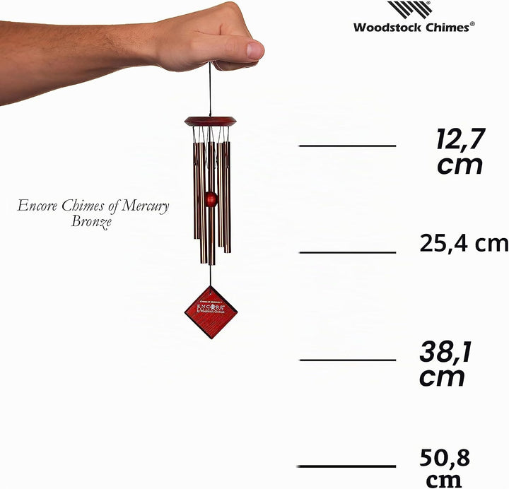 Woodstock Encore Collection Windspiel Chimes of Mercury, bronze Bronze 35,6 cm, Bronze 35,6 cm