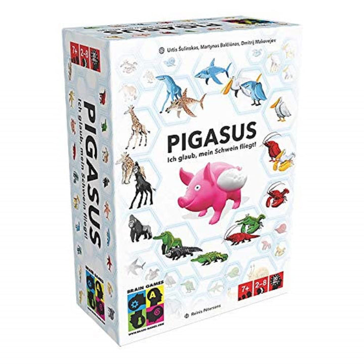 Brain Games, Pigasus, Familienspiel, Kartenspiel, 2-8 Spieler, Ab 7+ Jahren, 20+ Minuten, Deutsch