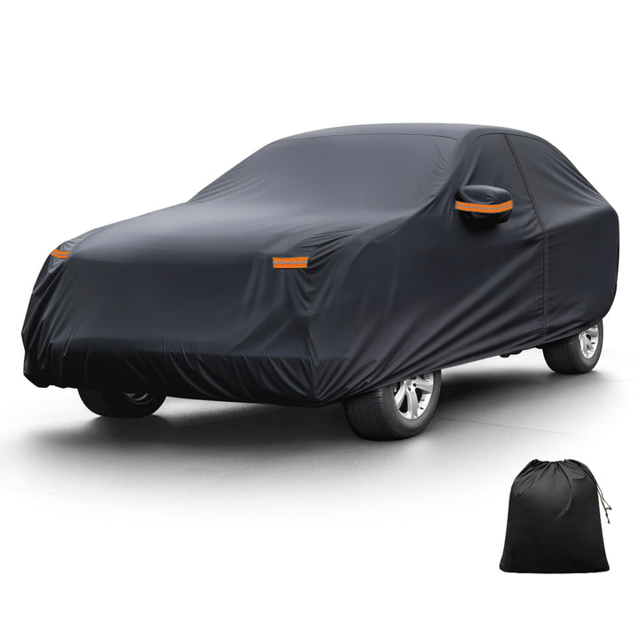 X Autohaux, Autoabdeckung für Hyundai Tucson aus 210D-PU für den Aussenbereich – vollständige Autoab