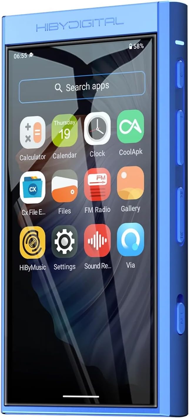 HiBy Digital M300 Digitaler Audio-Player mit integriertem Lautsprecher, Android 13 OS, Bluetooth, WL