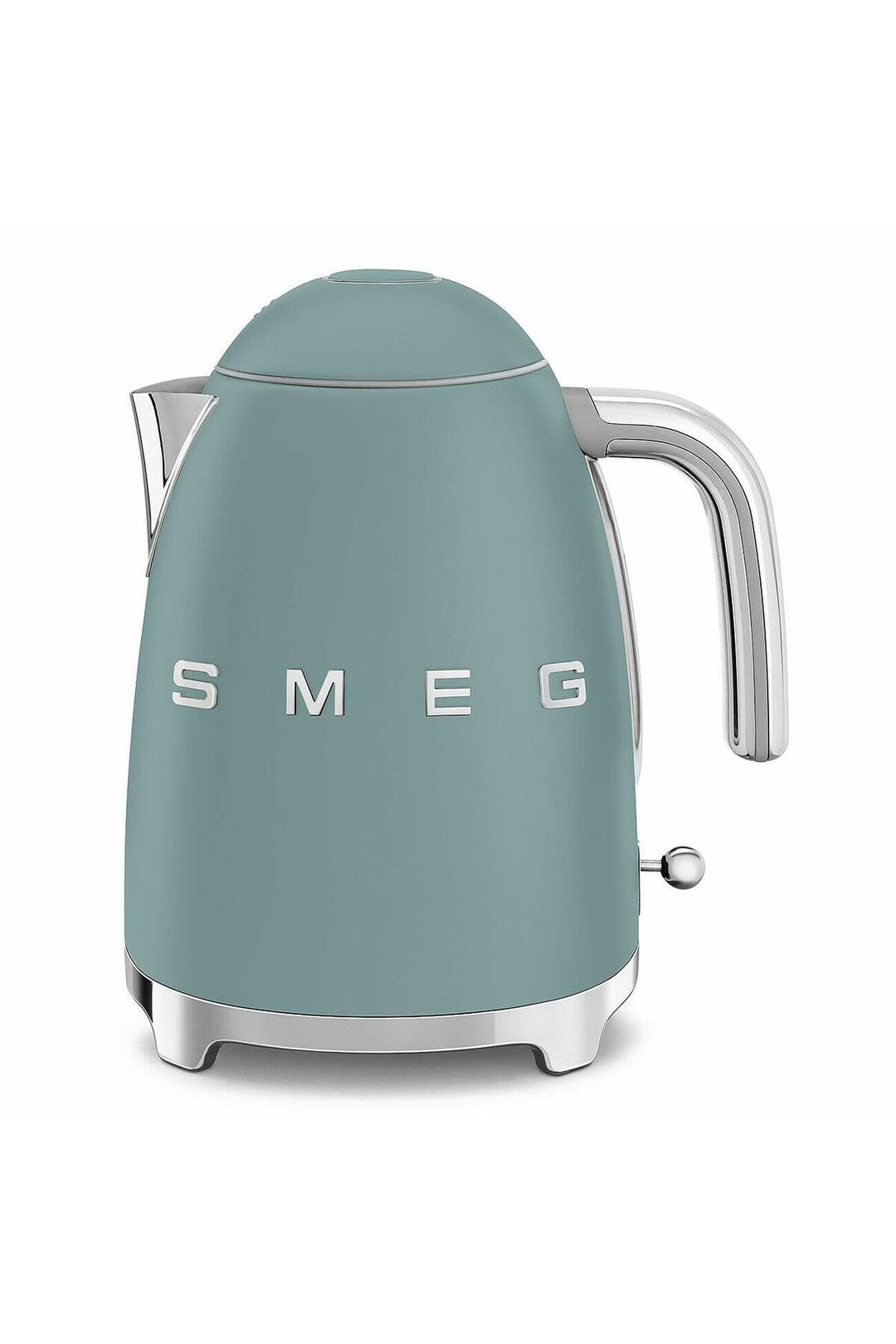 Smeg KLF03EGMEU kettle Smaragdgrün, Ästhetik im Stil der 50er years