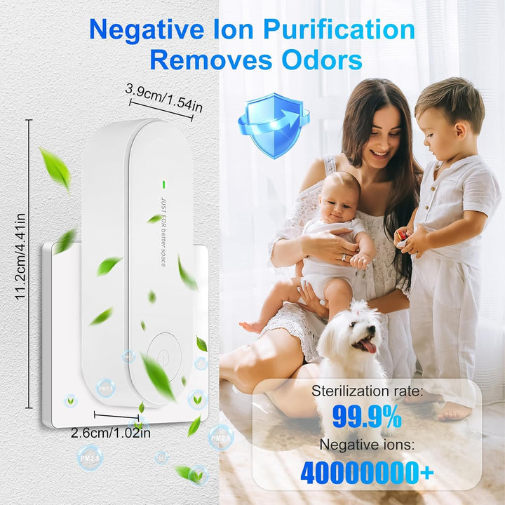 Flintronic Air Purifier, 3PCS Plug in Air Purifier IonizerGenerator, Negativ Ionen Luftreiniger für