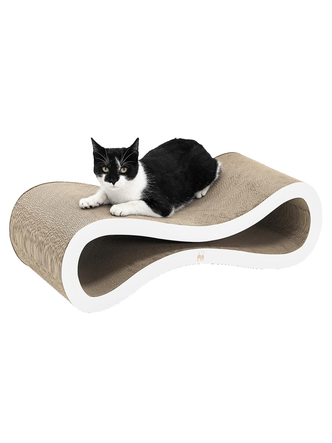 Petrebels Kratzpappe Simba 75, Katzen Kratzbrett aus sehr stabilem Karton, Kratzkarton 75 x 32 x 23