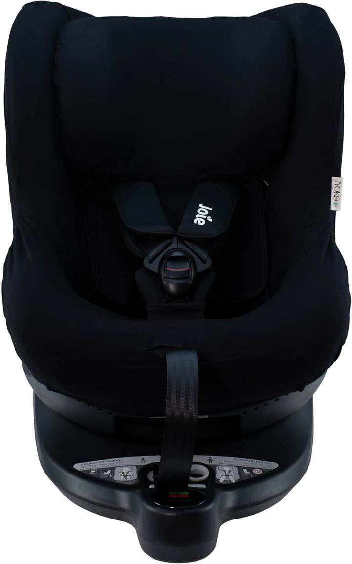 JYOKO Kids Bezug aus Baumwolle, kompatibel mit Joie Spin 360 und Nuna Rebl (Black Series, Joie I-Spi