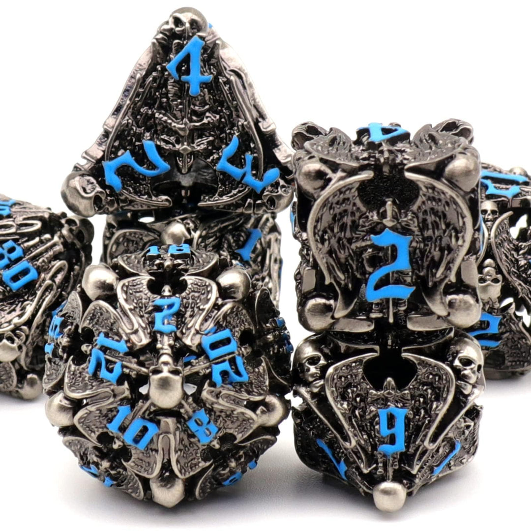 Würfelset Dungeons and Dragons Würfel, DND Würfel 7 teilig, ZHOORQI Polyedrische Würfel Set D&D Würf