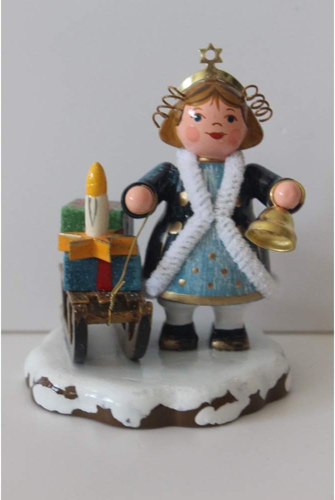 Hubrig Volkskunst Winterkinder HimmelskindMein Herzenswunsch - 6cm