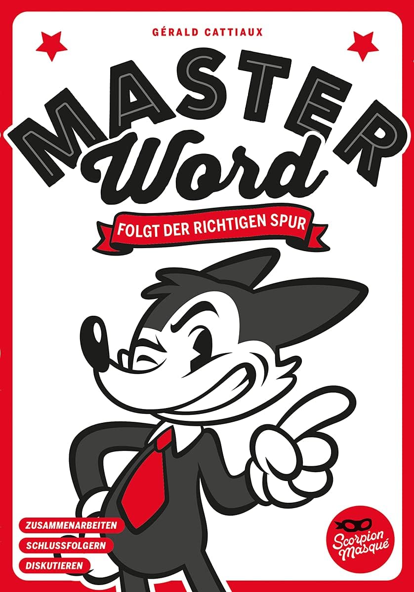 Le Scorpion Masqué | Master Word | Partyspiel | Ratespiel | 2-6 Spieler | Ab 12+ Jahren | 15+ Minute
