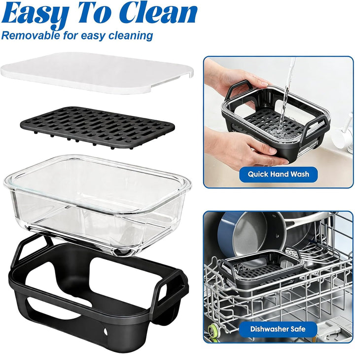 Auflaufform Airfryer für Ninja Heissluftfritteuse AF400EU/DZ400EU/AF500EU/COSORI Heissluftfritteuse