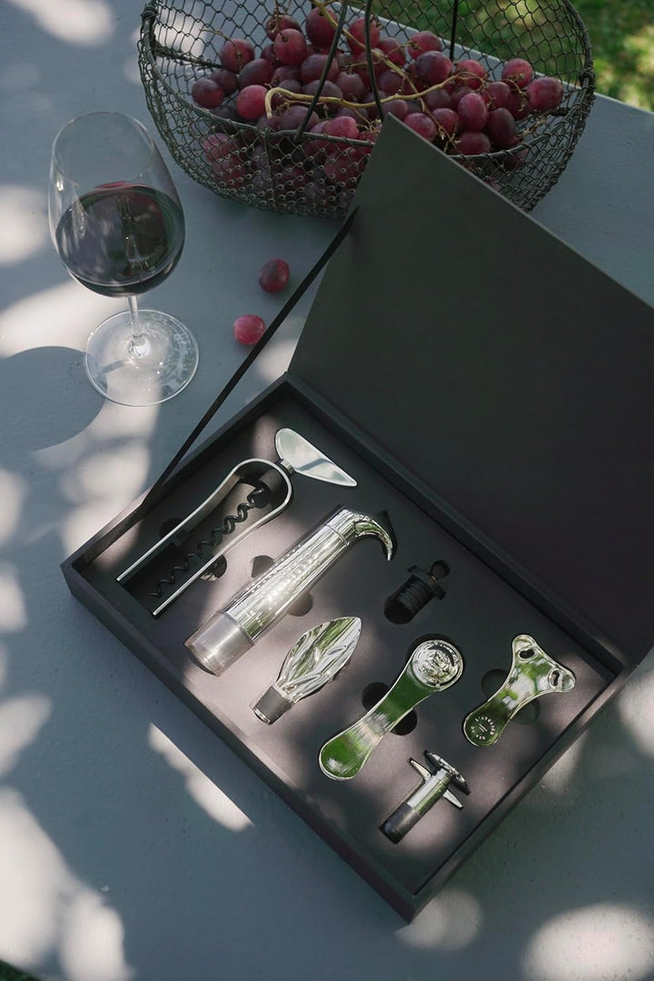 L'Atelier du Vin 095610-8 Oeno Collection Geschenkbox 2, Holz 7 Stück, 7 Stück