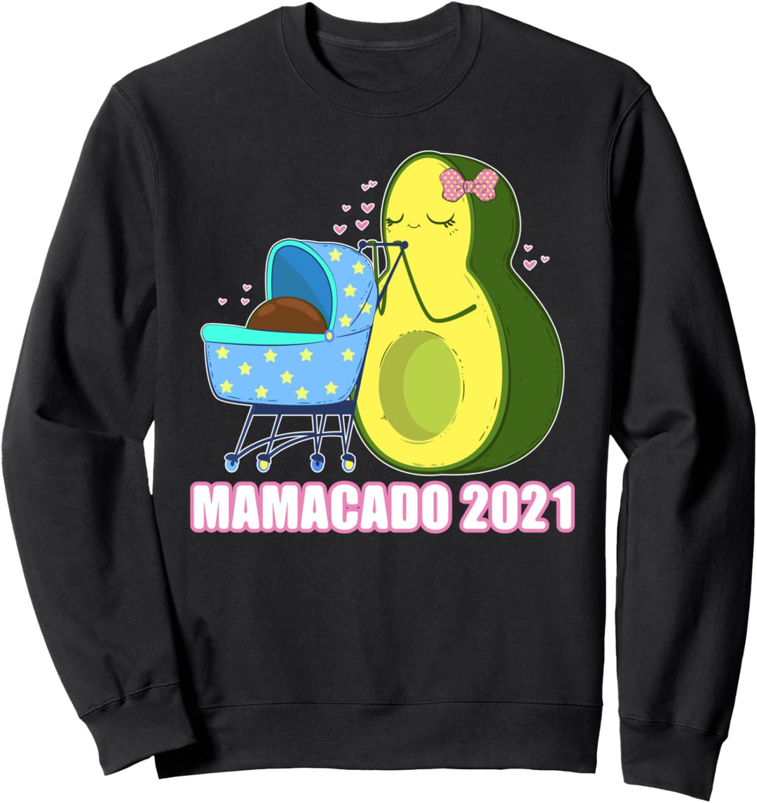Süsses Baby Geschenk Mama werdende Mutter MAMACADO 2021 Sweatshirt