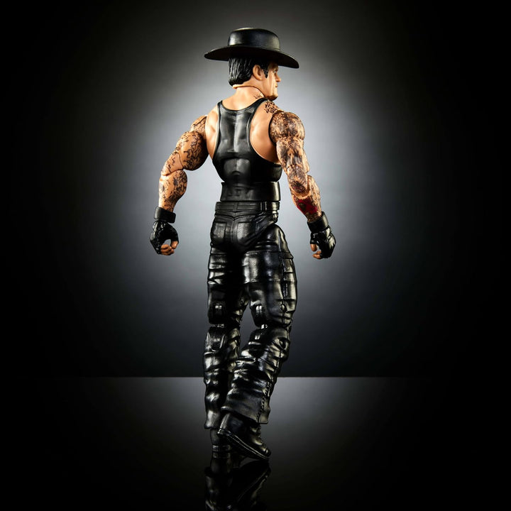 Mattel WWE Elite Collection Actionfigur, SummerSlam Undertaker Sammlerstück mit Zubehör & Schiedsric