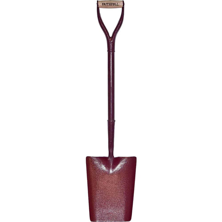 Faithfull All Steel Shovel Taper 2Myd, Maroon