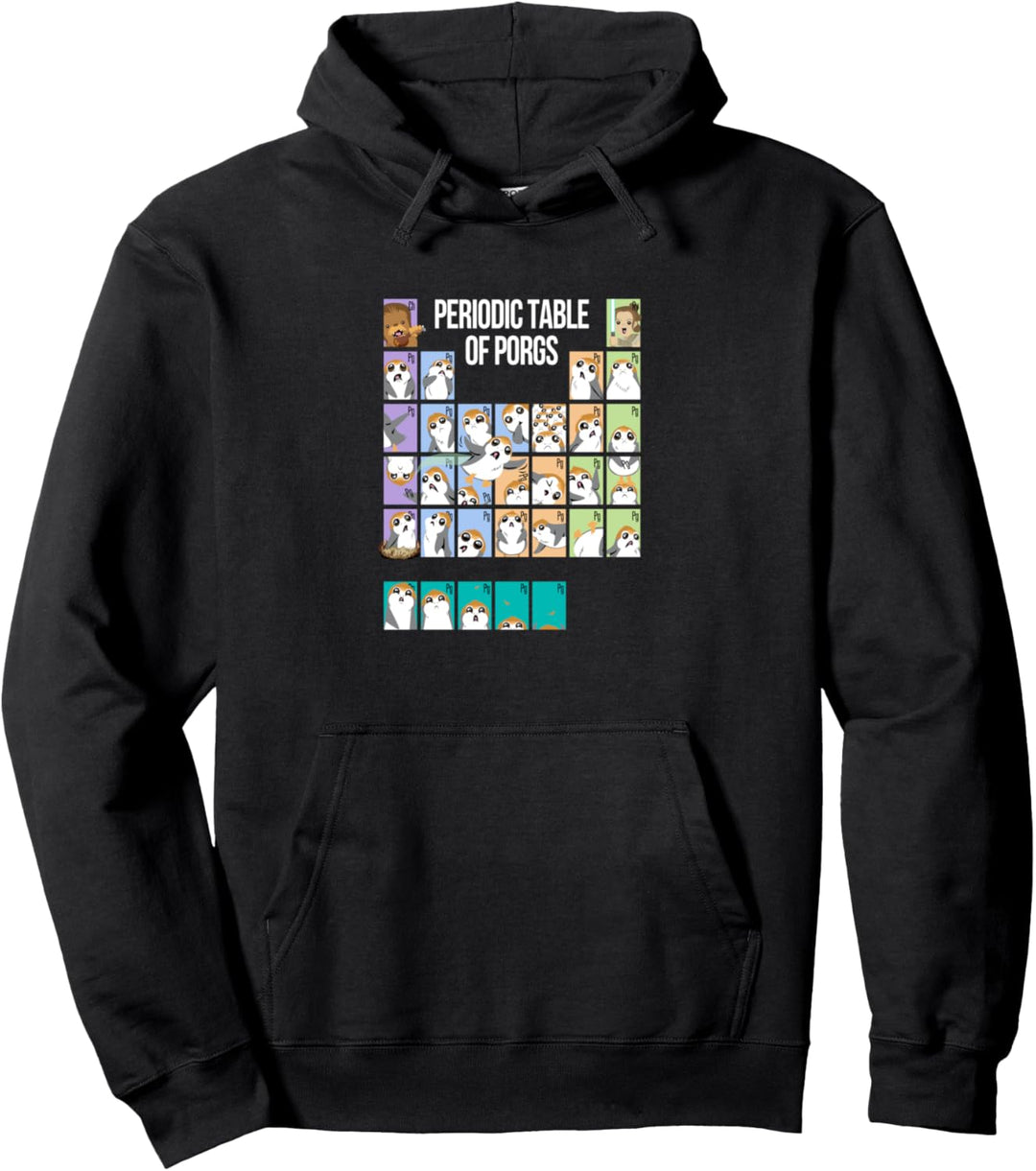 Star Wars Porg Periodic Table Pullover Hoodie