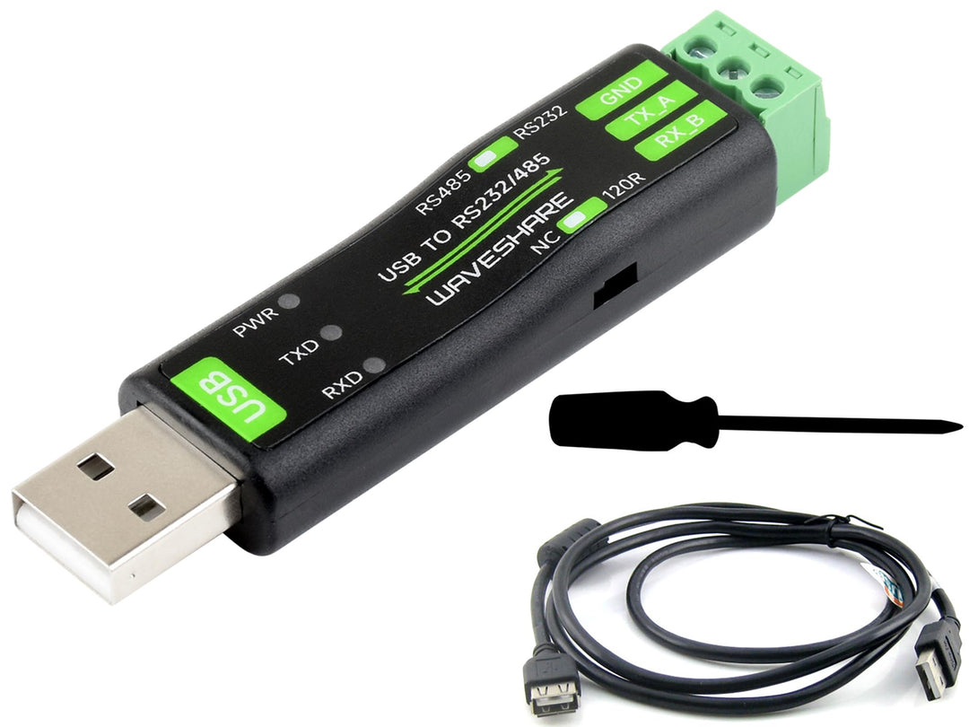 USB to RS232/RS485 Serial Converter Adapter, Onboard Original FT232RNL Chip Stable, Compatible withR