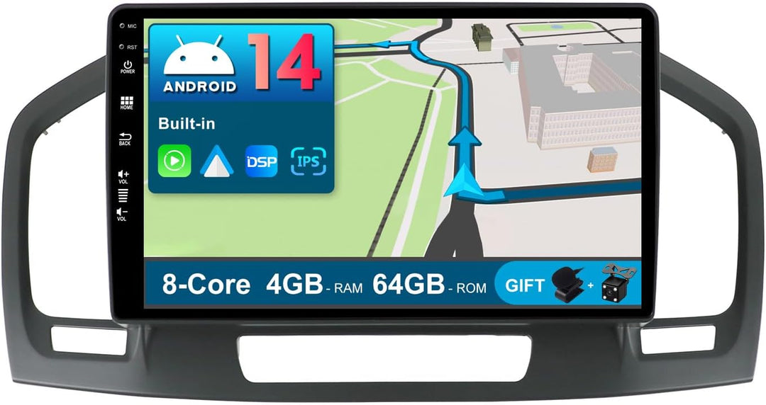 JOYX Android 10 Autoradio Passt für Opel Holden Insignia(2008-2014) - [4G+64G] - [Eingebaut DSP+Carp