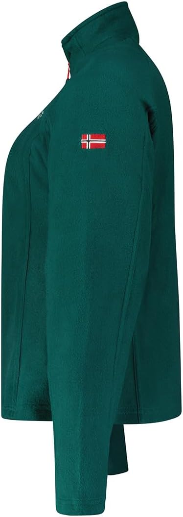 Tug Geographical Norways Damen Fleece L Schwarz, L Schwarz