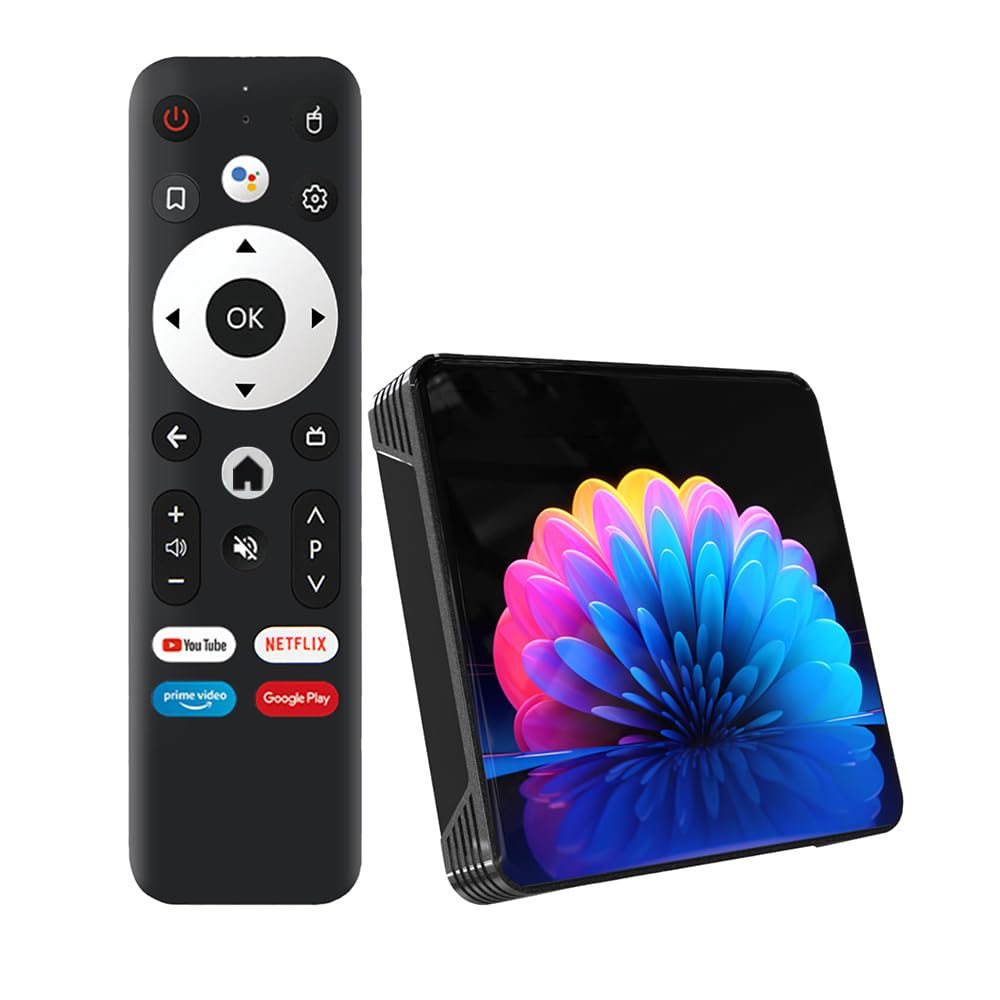RUPA Android TV Box, 2025 8K Neueste Android Box 13.0 mit RAM 4G ROM 64G WiFi6 Enternet 10/100M Blue