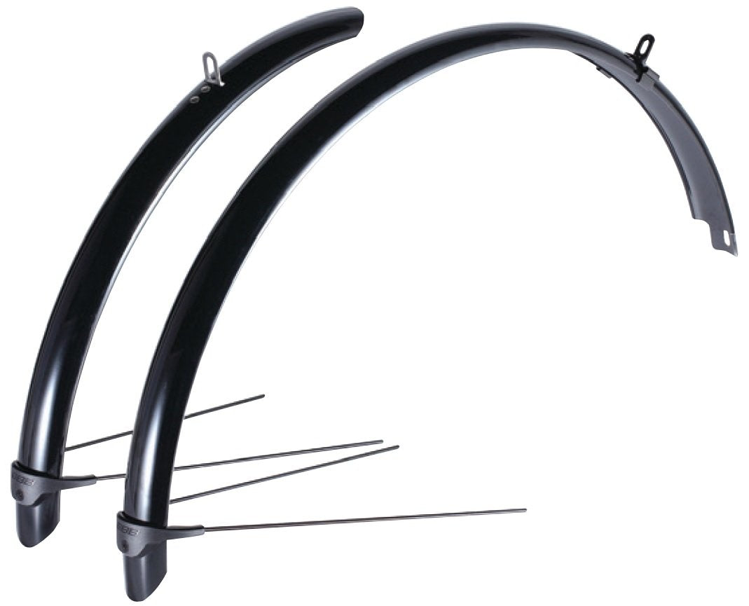 BBB Cycling Fahrrad CityGuard Schutzblech-Set Vorn und Hintern 28", 28"