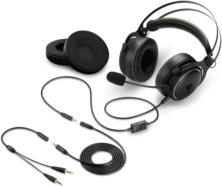 Sharkoon Skiller SGH50, Hi-Res Audio Gaming Headset Schwarz Ohrumschliessend Single
