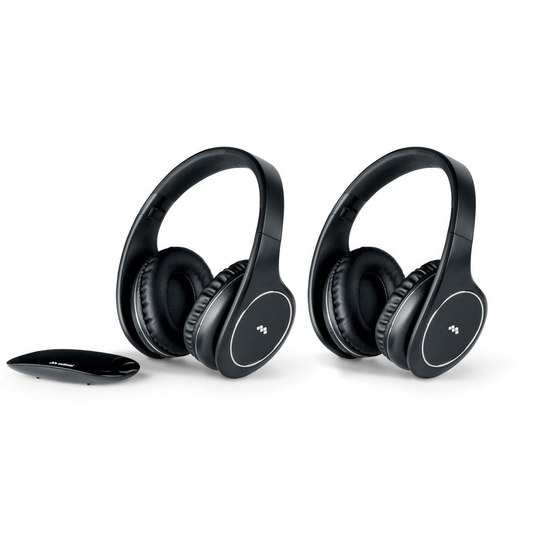 Meliconi HP Easy Digital Bundle, 2 drahtlose Stereo-TV-Headsets, 100% digital, mit analogem/digitale
