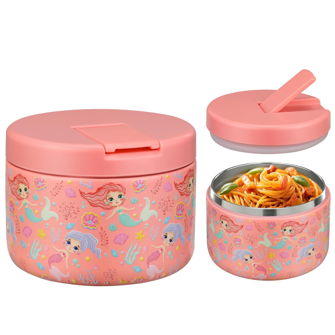 Itslife Thermobehälter für Essen 350ml Edelstahl Warmhaltebebehälter, Kinder auslaufsicherer Lunchbe