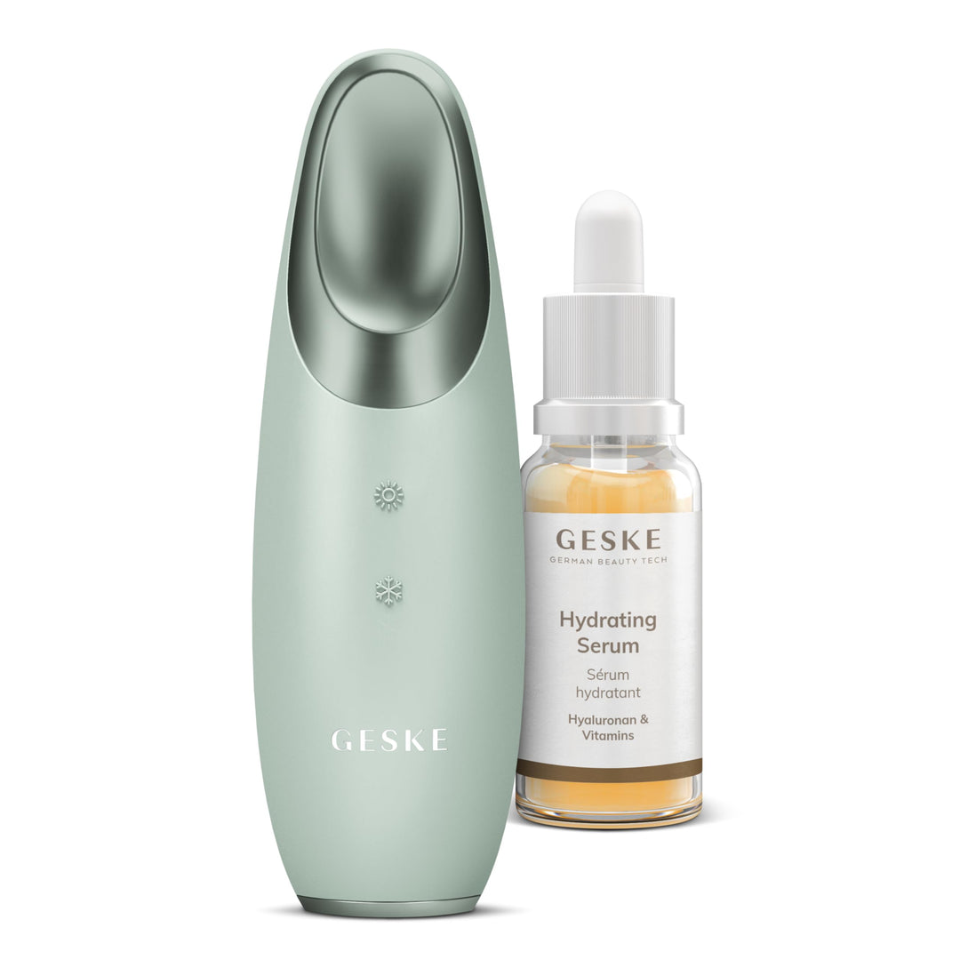 GESKE | SmartAppGuided™ Warm & Cool Eye Energizer | 6 in 1 + GESKE Hydrating Serum | Set mit passend