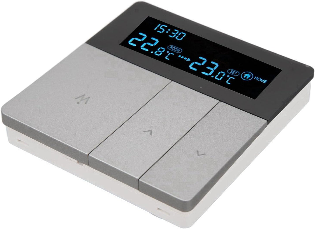 Thermostat für Fussbodenheizung, digitales Thermostat zur Wandmontage, mit digitalem LCD-Display, fü