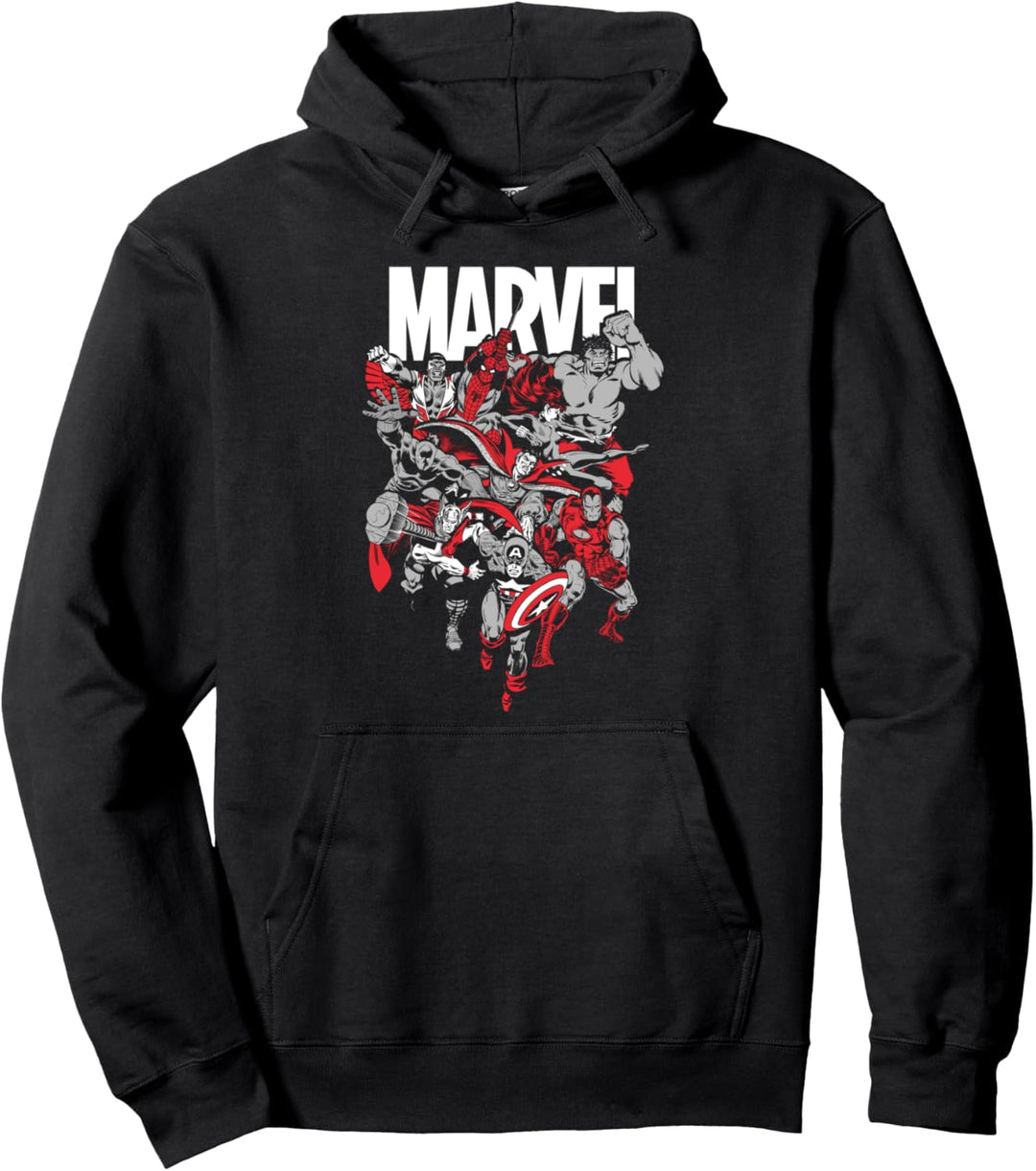 Marvel Classic Hero Team-up Pullover Hoodie