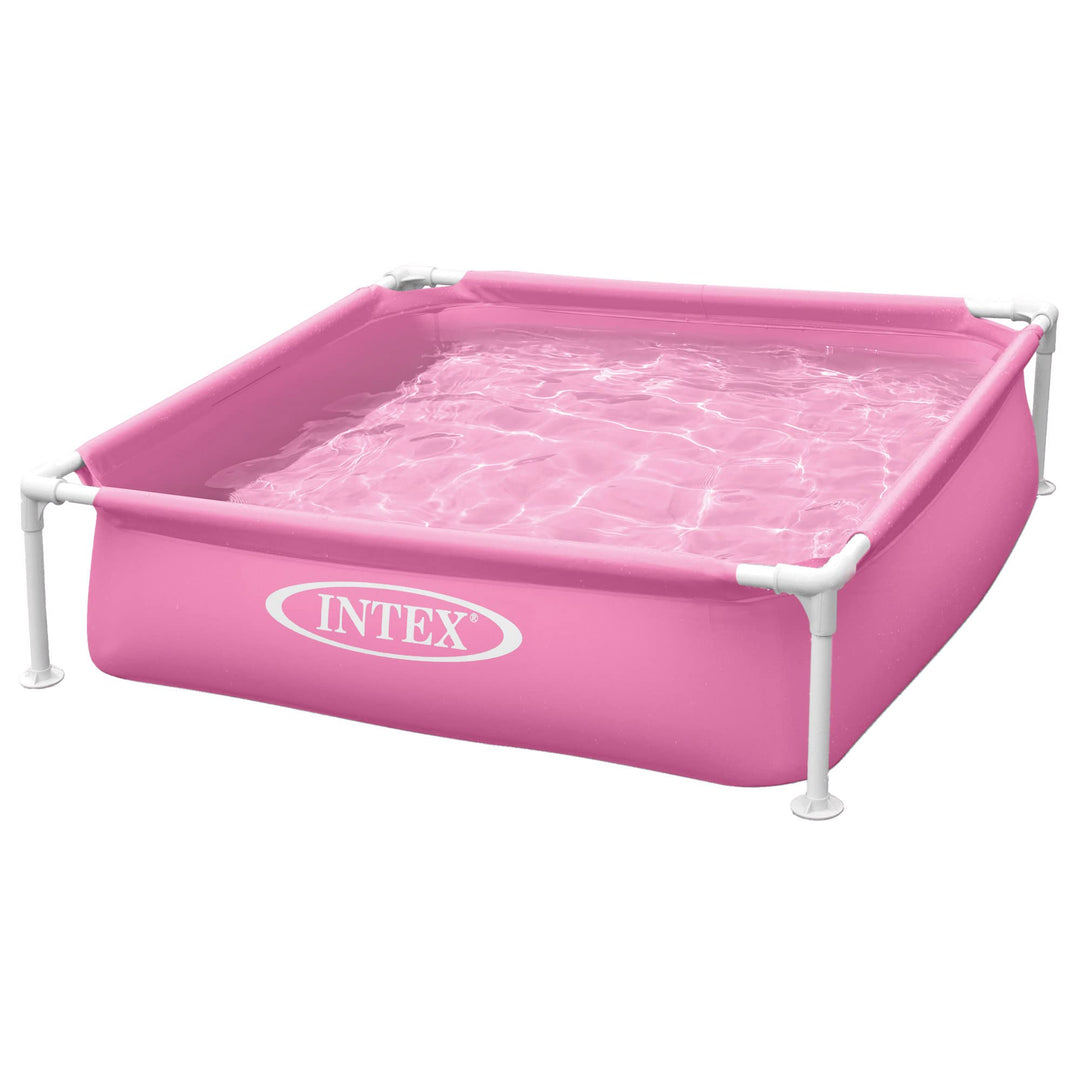 Intex Kinderpool Frame Pool Mini, Grün, 122 x 122 x 30 cm