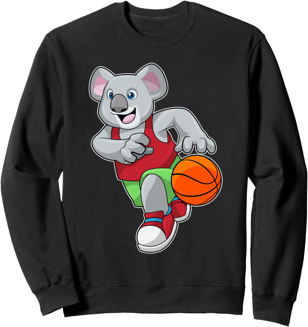Koala Basketballspieler Basketball Sport Sweatshirt