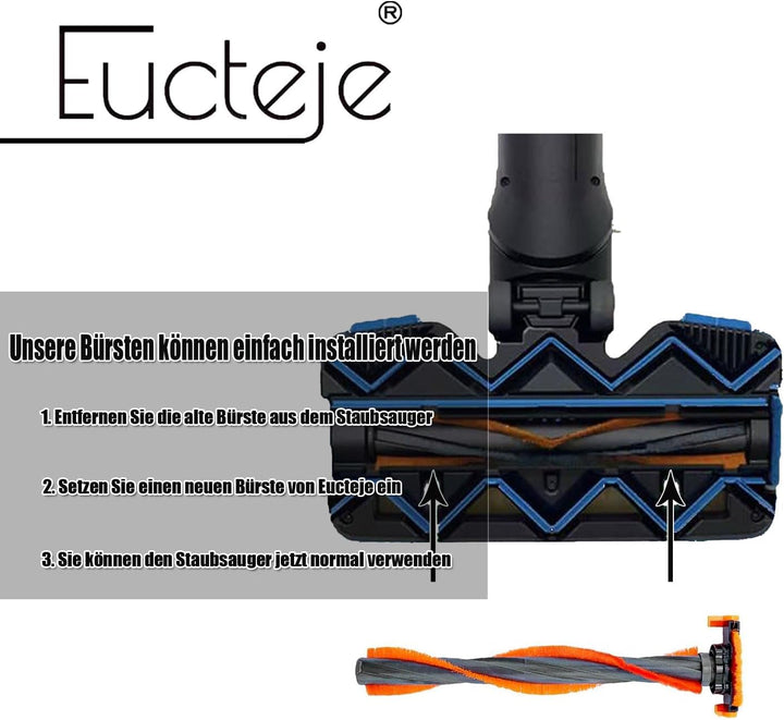 Bürste 2023 verbessert Ersatzbürste Düsenbürste Ersatzteile kompatibel mit Philips Speedpro und Spee