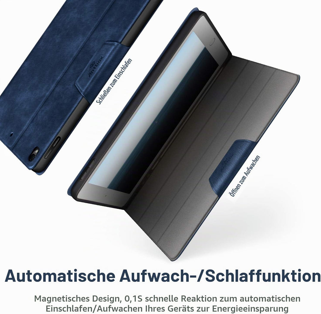 Antbox Hülle für iPad Air 3 2019 10.5 Zoll/iPad Pro 10.5 2017 mit Apple Pencil Halter Auto Schlaf/Wa