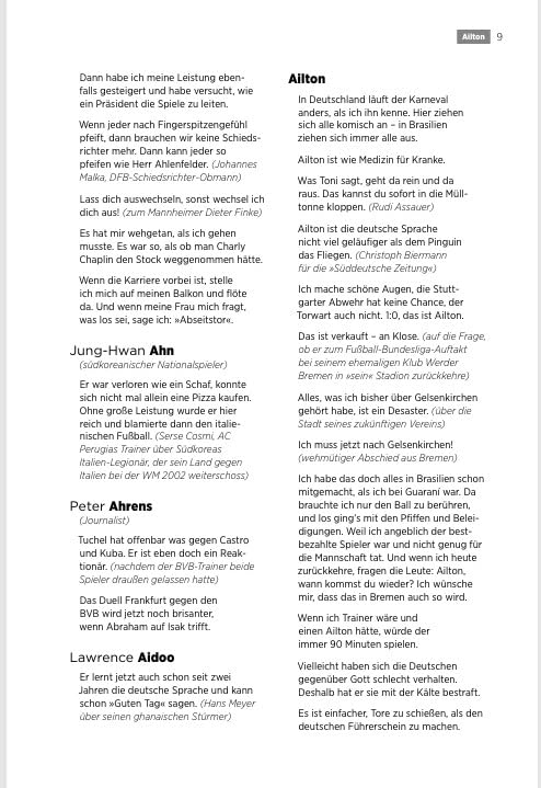 Das neue Buch der Fussballsprüche, Gebundenes Buch