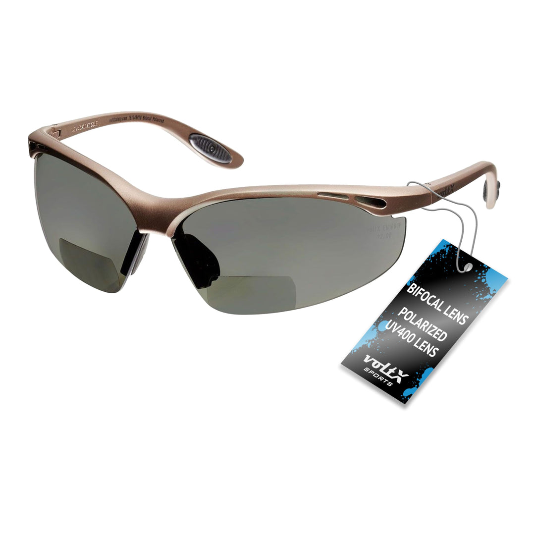 voltX ‘CONSTRUCTOR’ POLARISIERT Bifokale Lesen Schutzbrille, (+3.0 Dioptrie) EN166F zertifiziert/Spo