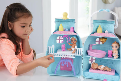 BABY born Surprise, Puppenhaus, BABY born Surprise Spielset Flasche - 2-stöckiges Spielhaus mit exkl