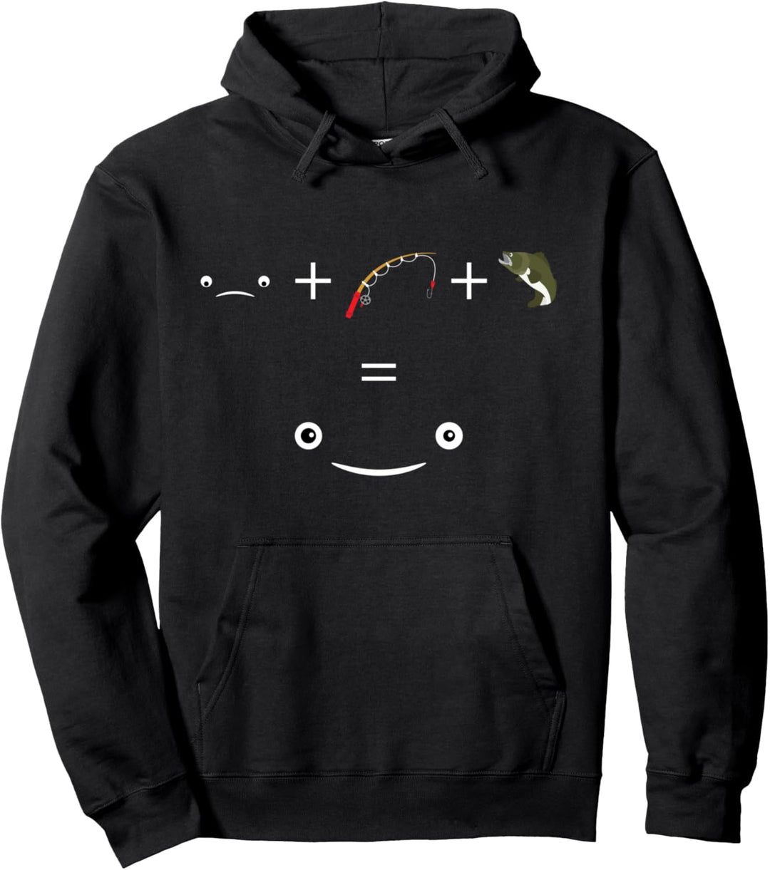 Angeln Gute Laune Hobby Fisch Angelrute Hoodie Pullover Hoodie