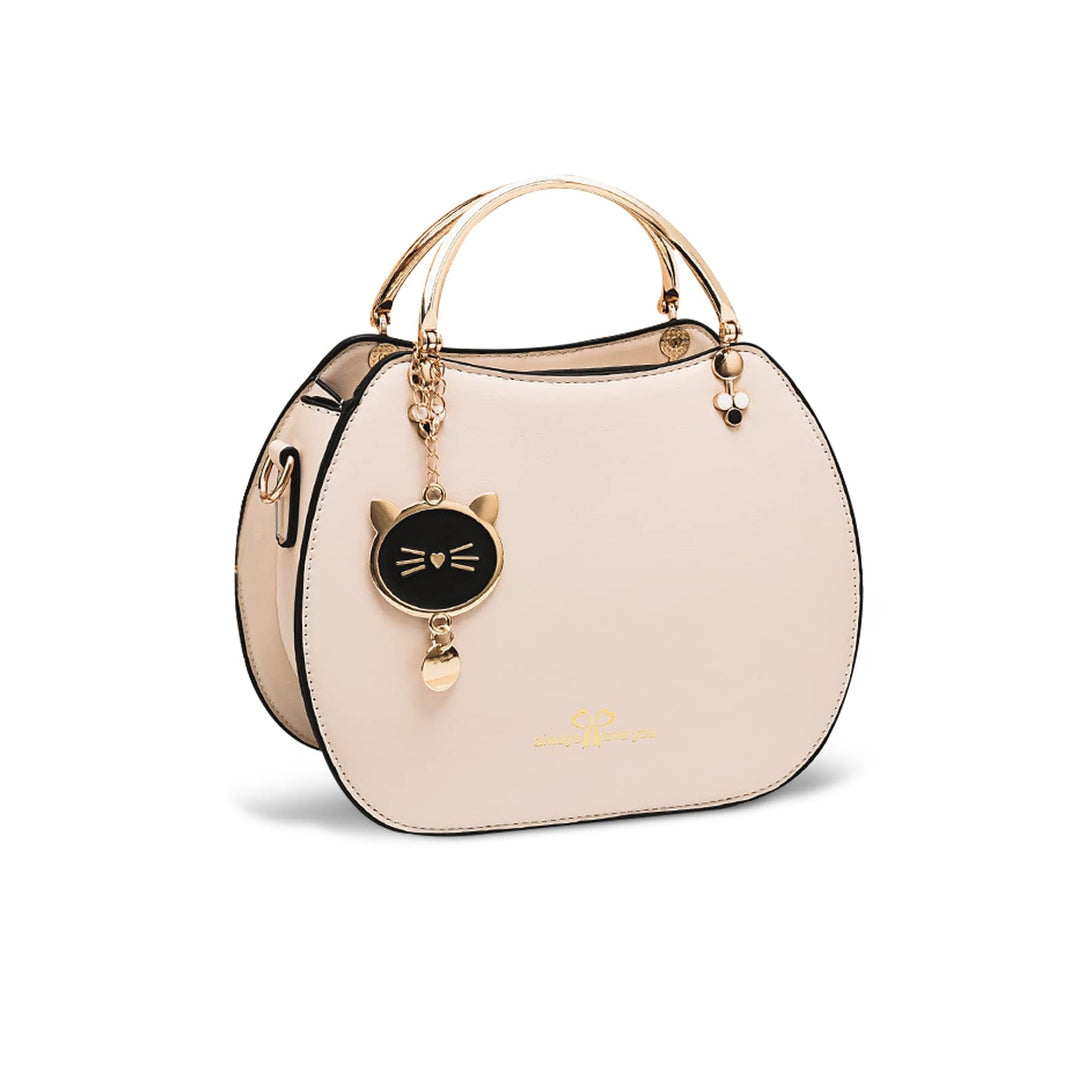 NICOLE & DORIS Runde Umhängetasche Damen Handtasche Klein Tasche Mode Crossbody Bag Damen PU Leder H