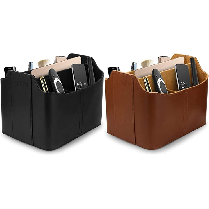 Londo Leder Fernbedienung Organizer und Halter &amp; Leder Fernbedienung Organizer und Halter mit Tablet